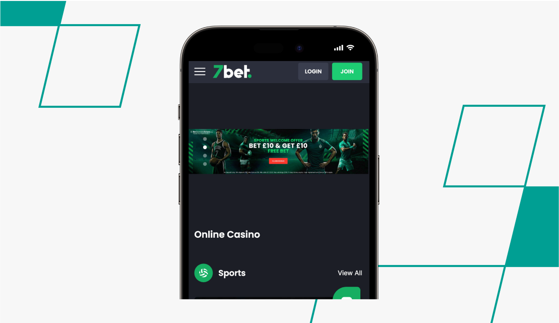 screenshot of 7bet registration process